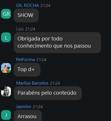 Print do chat da aula de 23/09 (10 de 13)