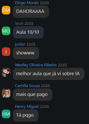 Print do chat da aula de 23/09 (13 de 13)